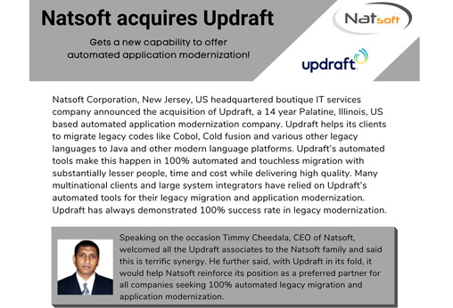 Natsoft Acquires Updraft: